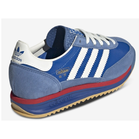 NEW Adidas SL 72 RS EL C - Kids Size 3, Blue w/White Stripes, New in Box - Picture 3 of 4